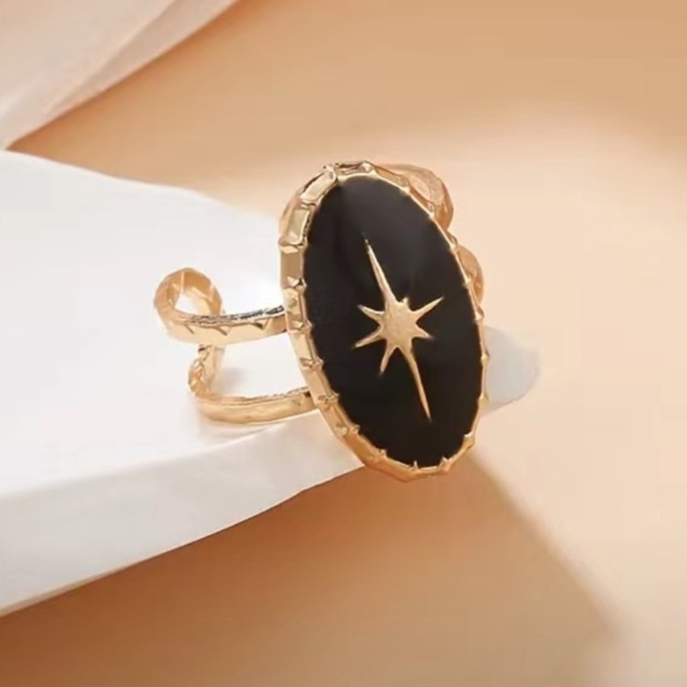 My True North 18K gp ring cuff